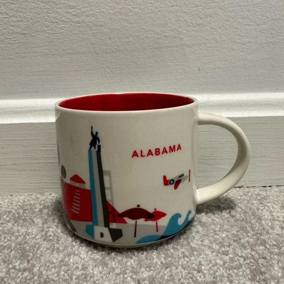 Starbucks | Dining | Starbucks Alabama Coffee Mug Drink 4oz You Are Here  Collection 216 State Cup | Poshmark